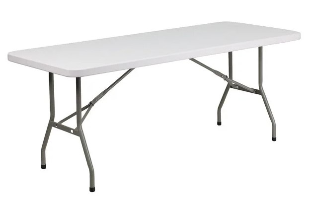 6 ft Plastic Rectangular Table